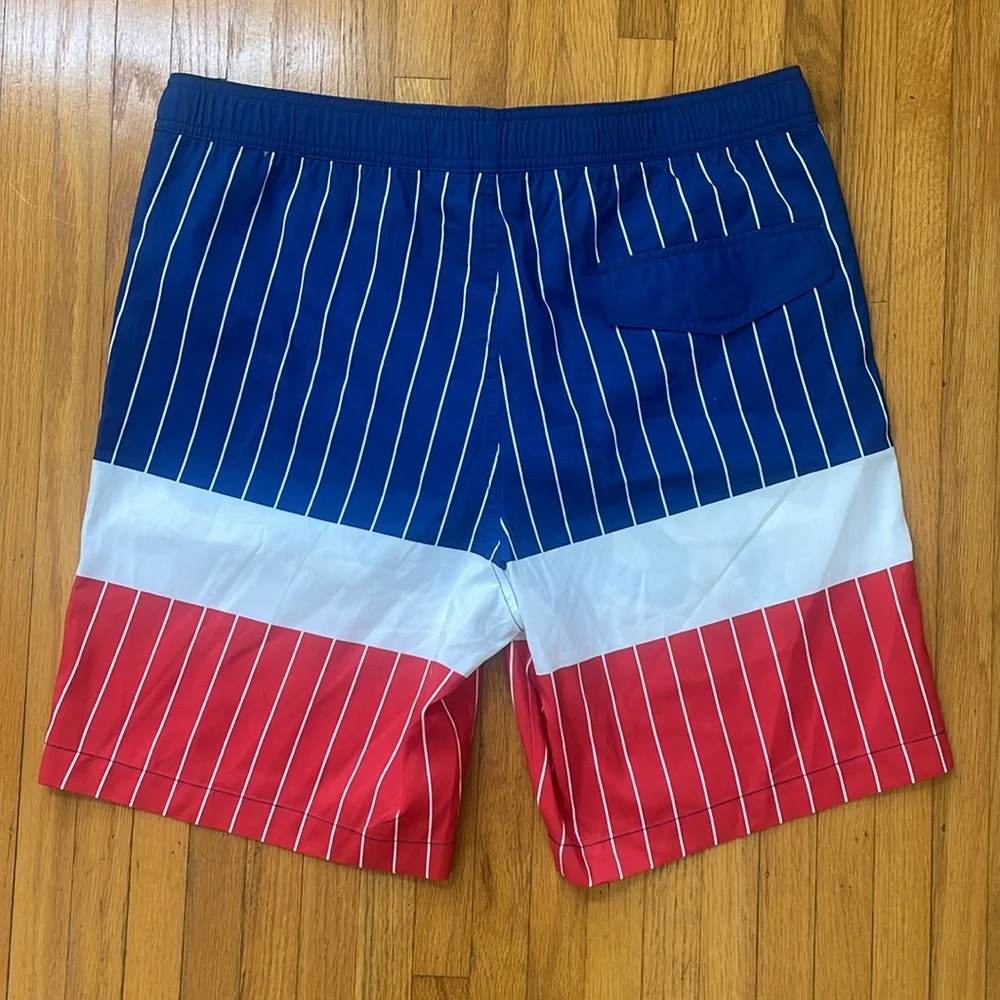 Pabst Blue Ribbon Beer Swim Trunks Boardshorts - Medium